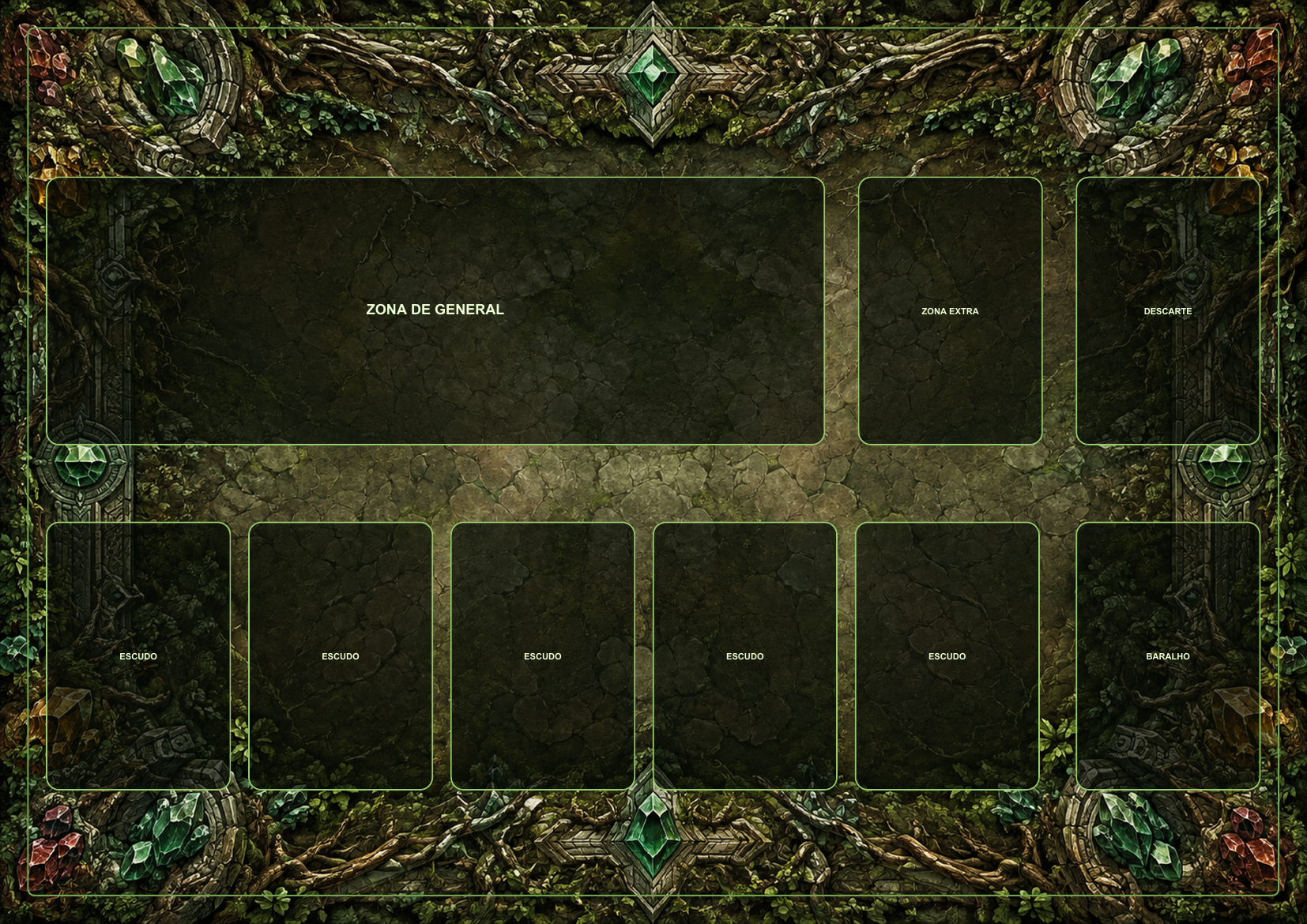 Playmat da facção Terra