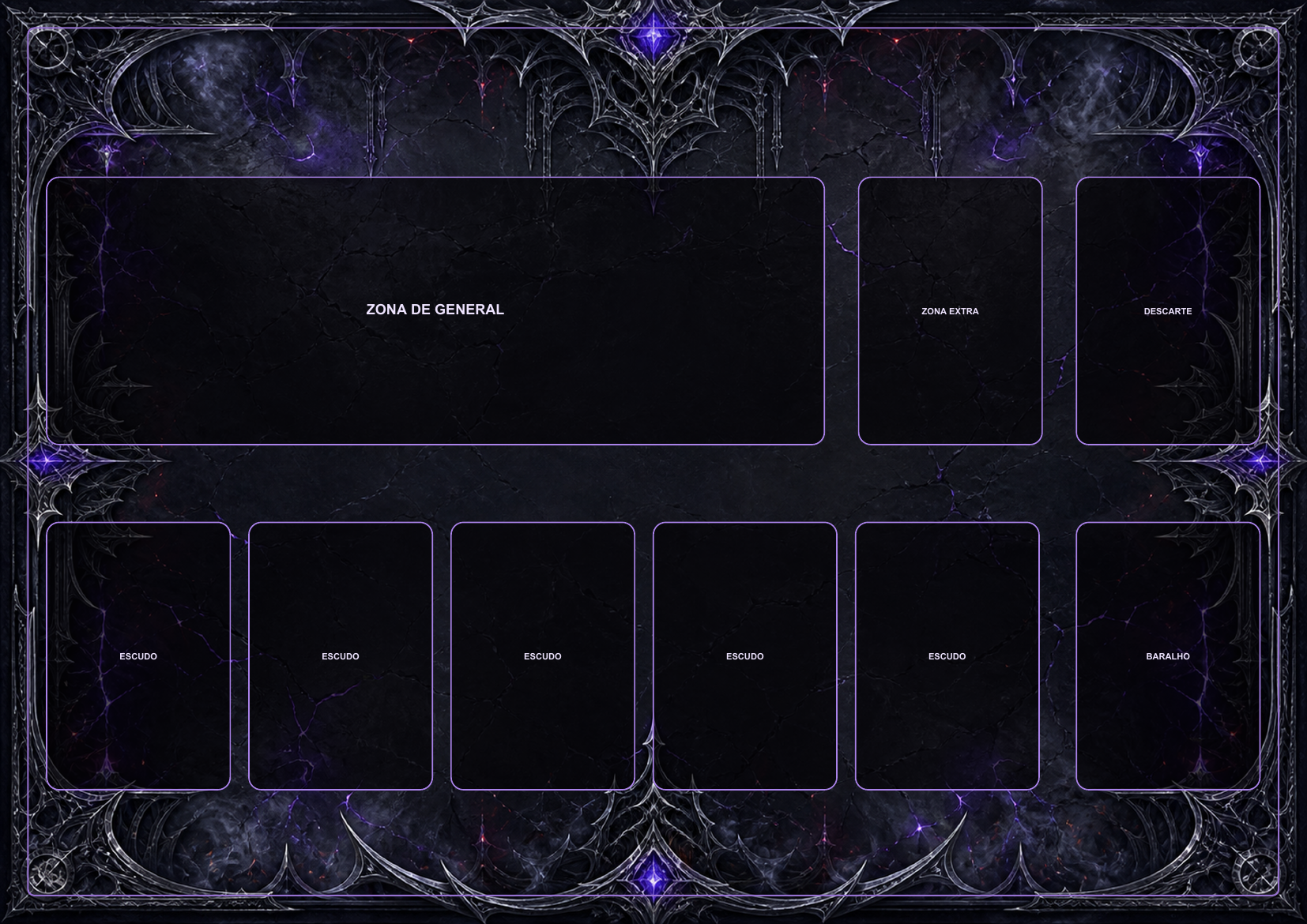 Playmat da facção Sombra